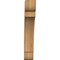 Ekena Millwork 4"W x 20"D x 24"H Olympic Rough Sawn Knee Brace, Western Red Cedar BRC04X20X24OLY00RWR - alternate 3
